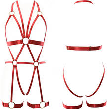 Women Body Cage Harness Belt Elastic Adjust Crop Top Bra Bondage Sexy Lingerie Set Goth Red Garter Pole Dance Harness Bodysuit 2024 - buy cheap