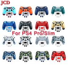 JCD Berry Blue & Sunset Orange Housing Shell Case Cover Button Kits Replacement for PS4 Pro Slim 4.0 JDS 040 Controller 2024 - buy cheap