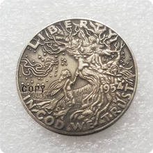 Eua hobo níquel cópia moeda 1954 franklin meio dólar 2024 - compre barato
