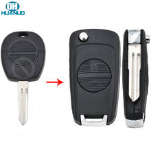 Modified flip 2 button remote key shell for Nissan Almera Maxima Micra Primera Serena Terrano with NSN11 uncut blade 2024 - buy cheap