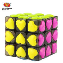 Yongjun yj-cubo mágico quebra-cabeça de 3x3x3, cubo mágico com movimento profissional e velocidade, brinquedo educativo 2024 - compre barato