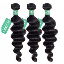Cabelo brasileiro ondulado, mechas de cabelo 100% humano remy, cor natural, extensão de cabelos 3/4 2024 - compre barato
