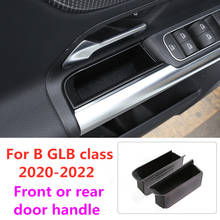 Car Armrest Door Handle Trim Storage Glove Box Phone Holder Card Bag For Mercedes benz GLB B Class W247 X247 2020-21 accessories 2024 - buy cheap