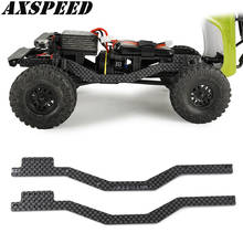 AXSPEED SCX24 Carbon Fiber Chassis Frame Rails Girder Side LIFT for 1/24 Axial SCX24 90081 RC Crawler Car Upgrade Parts 2024 - buy cheap