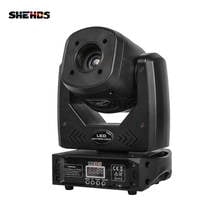 SHEHDS LED 80W With 3 Face Prism Moving Head Light 7 Pattern Electronic Focusing Party Bar Dj Disco DMX Stage Effect Lighting 2024 - buy cheap