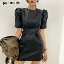 Gaganight Vintage Fashion Women Party Dress Puff Short Sleeve O Neck Office Lady Elegant Dresses Chic Korean Mini Short Vestidos 2024 - buy cheap