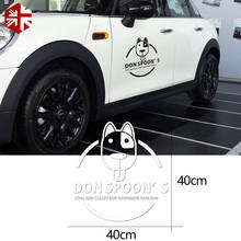 40X40CM Car Door Side Sticker Creative Decal For MINI Cooper One JCW R50 R52 R53 R55 R56 R57 R58 R59 R60 R61 F54 F55 F56 F57 F60 2024 - buy cheap
