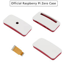 Официальный чехол для Raspberry Pi Zero W официальный корпус из АБС-пластика Красный Белый Корпус Корпуса для Raspberry Pi Zero 1,3/Вт/ч 2024 - купить недорого