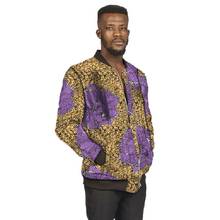 African clothing customized for men baseball dashiki coat casual outwear retro patterns bomber jackets Africa clothing 2024 - buy cheap