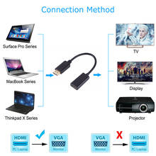 Mini Display Port To HDMI адаптер кабель Mini Display Port DP конвертер адаптер DP к HDMI конвертеру 2024 - купить недорого