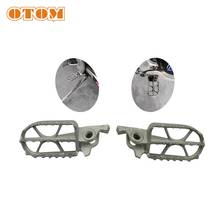 OTOM Motorcycle CNC Foot Pegs Footrest Footpegs Rests Pedals For HONDA CRF250R CRF450R CRF450RX Off Road Motocross Dirt Bike 2024 - buy cheap