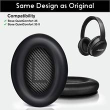 Replacement Ear Pads Cushion for Bose Quiet Comfort 35 (QC35) and QuietComfort 35 II (QC35 ii) Over-Ear Headphones- Black 2024 - buy cheap