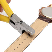 1 pçs universal mão pulseira de couro relógio cinto ferramenta buraco perfurador alicate ferramenta 2024 - compre barato