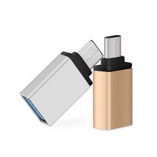 Преобразователь USB Type-C адаптер типа OTG C Micro USB в usb 3,0 OTG для планшета, жесткого диска, флеш-накопителя, мыши 2024 - купить недорого