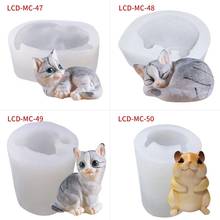 Cat Mouse Silicone DIY Chocolate Ice Cream Soap Mold Cake Decor Baking Pastry Tools Bakeware Cake Decorating Tools 2024 - buy cheap