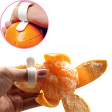 Descascador de frutas plástico laranja fácil fatiador limão cortador cítrico máquina de descascar hy99 2024 - compre barato
