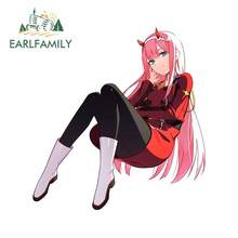 EARLFAMILY-pegatinas impermeables para coche, calcomanía de Material de vinilo adecuado para decoración de RV, para Pin on DARLING In The FRANXX, 13cm x 12,3 cm 2024 - compra barato