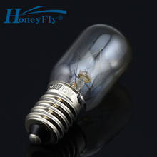HoenyFly 2pcs Refrigerator Lamp JD 15W E14 2700-3000K 220V Oven Freezer Lamp Indicator Oil-smoke Drawing Machine Halogen Bulb 2024 - buy cheap