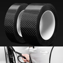 Car Stickers Rubber Strip Anti Scratch Door Sill Protector Carbon Fiber Car Threshold Waterproof Protection Bumper Film Sticker 2024 - buy cheap