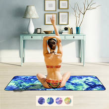 Non Slip Yoga Mat Cover Towel Anti Skid Microfiber Yoga Mat Size 183cm*63cm 72''x24.8'' Foldable Towels Pilates Blankets Fitness 2024 - buy cheap
