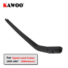 Lâminas de limpador de para-brisa kawoo, braço para janela traseira de toyota land cruiser hatchback (1999 a 2007) 420mm 2024 - compre barato