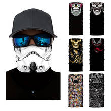 Balaclava camuflada para ciclismo, feminina e masculina, multifuncional, para o rosto, halloween, bandana 2024 - compre barato