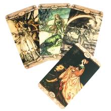 2022 New 78-Card Deck Rackham Tarots Divination Fate Oracle Cards Family Party Board Game 2024 - buy cheap