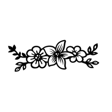 17*5,9 см стикер s цветок гибискуса наклейка на автомобиль тюнинг JDM наклейка цветы цветочные аксессуары для автомобиля 2024 - купить недорого
