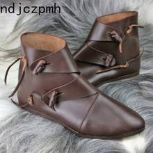 Botas de mujer la nueva moda de invierno puntiagudas cómodas antideslizantes planas Martin botas zapatos de mujer talla grande 34-48 negro 2024 - compra barato