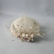 2020 Elegant Bridal Hat And Fascinators Headpiece Corsage Women Wedding Party Hair Accessories 2024 - buy cheap