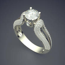 Простое женское обручальное кольцо, модное женское обручальное кольцо, обручальные кольца, ювелирные аксессуары для женщин, вечерние, Подарок на годовщину 2024 - купить недорого