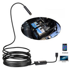 Endoscope 8mm Lens USB Android Endoscope Camera 1m/2m/5m/10m Cable Waterproof Led Car Inspection Camera Snake Tube Endoskop 2024 - buy cheap