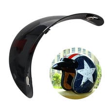 Quente universal 3 snap viseira rosto escudo lente para capacetes da motocicleta rosto aberto 2024 - compre barato