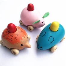 Wooden early education puzzle rat squeak children's musical toys cute baby super like early childhood toys wholesale 2024 - buy cheap