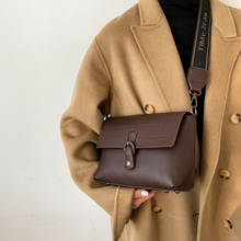Bolsa feminina de luxo 2020, pequena bolsa de mão em couro pu com design vintage, marca famosa 2024 - compre barato