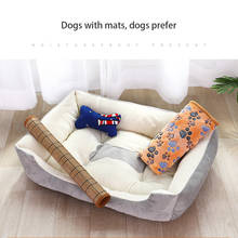 Soft  Pet Dog Bed Soft Material Pet Dog Fall and Winter Warm Nest Kennel  Cat Warming Sleeping Dog House 2024 - buy cheap