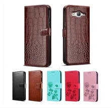 Funda de cuero con tapa para Samsung Galaxy J5, carcasa con ranura para tarjetas, J5, J500H, J500F, J5008, 2015 2024 - compra barato