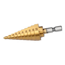 1Pcs 4-32 mm HSS Titanium Coated Step Drill Bit Drilling Power Tools Metal High Speed Steel Wood Hole Cutter Step Cone Drill 2024 - buy cheap