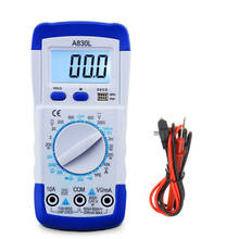 A830L LCD Digital Multimeter DC AC OHM Ammeter Voltmeter Tester Meter Electric Handheld Digital Multimetro Ammeter Multitester 2024 - buy cheap