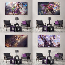 LOL Game Poster League of Legends Battle Queen Qiyana Katarina Janna Diana Rell Wall  Picture for Living Room Decor Fashion Gift 2024 - buy cheap