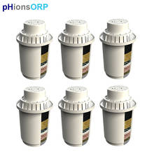 Cartucho de filtro de agua alcalina para ionizador Mineral, jarra purificadora de agua, sistema de jarra Alka, 6 paquetes 2024 - compra barato