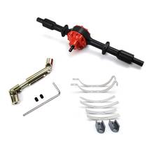 Metal Rear Bridge Axle with Shock Absorber Leaf Springs Suspension for WPL D12 B16 B36 B14 B24 RC Car Parts 2024 - buy cheap