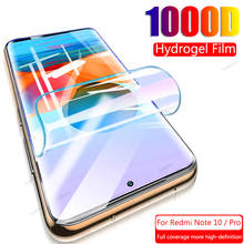 1000D Hydrogel Film For Xiaomi Redmi Note 10 Pro Screen Protector On Xiaomi Redmi Note 9 Pro 8 9S 7 9A 9C 8T 8A 7A K40 Not Glass 2024 - buy cheap