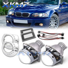 Kit de projetor de lentes automotivas d2s para bmw e46 tuning. 3.0 polegadas, koito q5, bi-xenon, retrofit, zkw h7, acessórios para farol de carro, substituição 2024 - compre barato