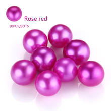 Dainashi 10PCS/LOTS AA 6-8mm Rose Red Near Round Genuine Freshwater Pearls With No Hole DIY Style Beads for Jewelry Making 2024 - buy cheap