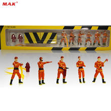 1/50 Fireman Construction Truck Rescue Scene Engineering Action Figures Fence Boxed Toys Car Gift Children's Toys In Stock 2024 - buy cheap