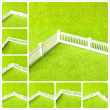 2pcs 1:100 100cm ABS courtyard fence garden fence DIY sand table building model material diy toy parts baby toys for children 2024 - buy cheap