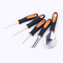 5Pcs/set Halloween Pumpkin Carving Knife Melon Fruit Kitchen Knife Children's Pumpkin Tool Lamp DIY Pottery Carving Tool 2024 - buy cheap