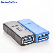 1pc USB 3.0 Type A Female to A Female Connector Adapter USB3.0 AF to AF Coupler F/F Gender Changer Extender Converter for Laptop 2024 - buy cheap