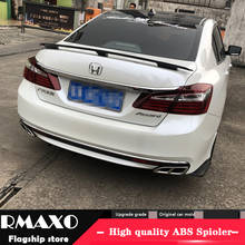 For HONDA Accord Spoiler 2014-2016 GTS Accord Spoiler High Quality  ABS Material Car Rear Wing Primer Color Rear Spoiler 2024 - buy cheap